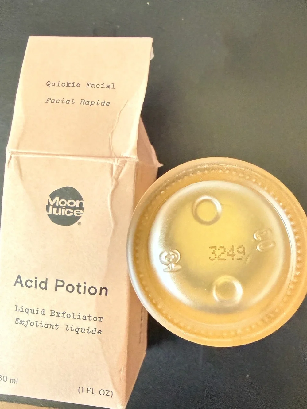 Moon Juice Acid Potion AHA BHA Exfoliator 1oz Travel Size NIB